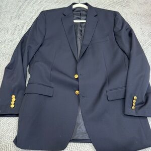 Lauren Ralph Lauren Dark Blue Blazer with Brass  Buttons